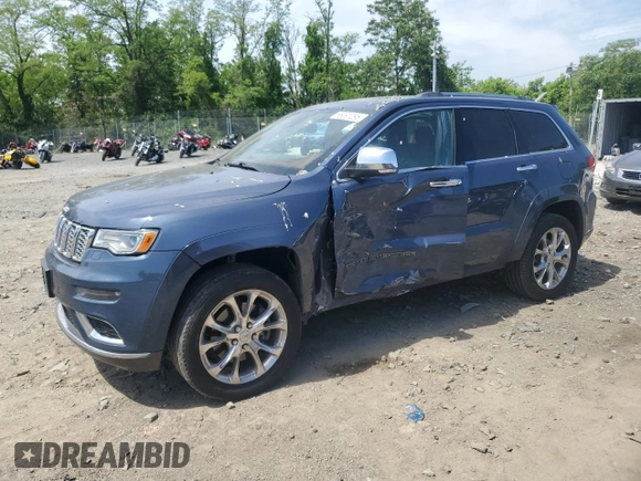 2020 Jeep Grand Cherokee Summit with VIN 1C4RJFJT5LC112392, listed as a Copart auction lot 56391295 with 144,158 mi miles and Salvage title. Bid and sale history available at DreamBid. Image 1.