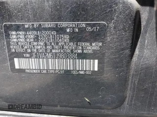 2018 Subaru WRX STI with VIN JF1VA2M61J9803884, listed as a IAAI auction lot 42030785 with 67,197 mi miles. Bid and sale history available at carsss.com. Image 9.