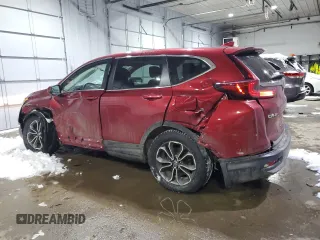 2022 Honda CR-V EX with VIN 2HKRW2H59NH667306, listed as a Copart auction lot 44600885 with 31,646 mi miles and Salvage Title. Bid and sale history available at carsss.com. Image 2.