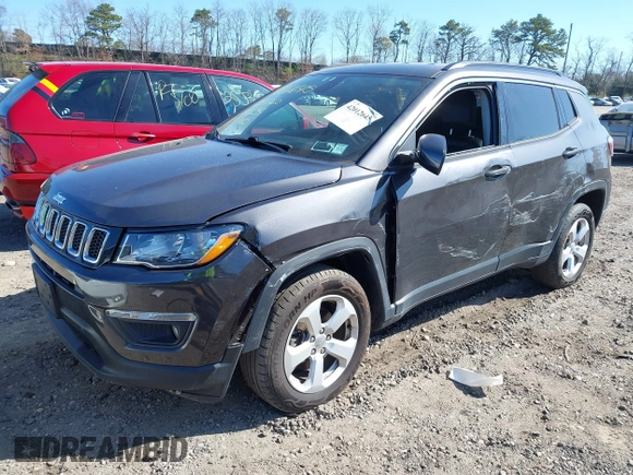 2018 Jeep Compass Altitude with VIN 3C4NJDBBXJT202826, listed as a IAAI auction lot 42012645 with 125,839 mi miles and . Bid and sale history available at carsss.com. Image 18.
