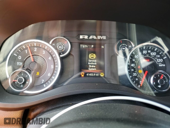 2023 Ram 2500 Tradesman with VIN 3C6UR5HJXPG519409, listed as a Copart auction lot 78076324 with 41,453 mi miles and Salvage Title. Bid and sale history available at carsss.com. Image 9.