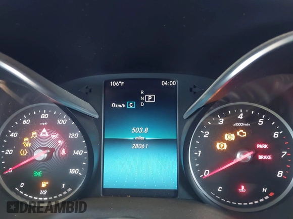 2019 Mercedes-Benz C 300 with VIN WDDWK8DB0KF776651, listed as a IAAI auction lot 42509259 with 28,061 mi miles and . Bid and sale history available at DreamBid. Image 7.