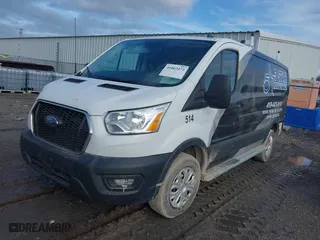 2021 Ford Transit Cargo Van with VIN 1FTBR1Y81MKA56330, listed as a IAAI auction lot 41063473 with 52,406 mi miles. Bid and sale history available at carsss.com. Image 17.