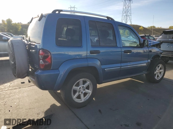 2005 Jeep Liberty Limited with VIN 1J4GL58K45W548350, listed as a Copart auction lot 74594744 with 128,211 mi miles and Clean title. Bid and sale history available at DreamBid. Image 3.