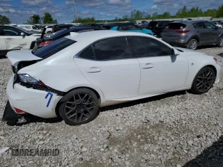 2014 Lexus IS 350 with VIN JTHCE1D28E5004306, listed as a Copart auction lot 56154185 with 169,907 mi miles and Clean title. Bid and sale history available at DreamBid. Image 3.