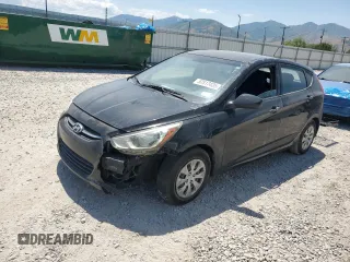 2015 Hyundai Accent GS z VIN KMHCT5AE7FU212421, wystawiony jako Copart lot #57517435 z przebiegiem 126 468 mil mil oraz Nie do naprawy • Non repairable. Historia ofert i sprzedaży dostępna na DreamBid. Obrazek 1.