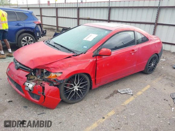 2007 Honda Civic Cpe EX with VIN 2HGFG11857H551533, listed as a IAAI auction lot 41895067 with 295,363 mi miles. Bid and sale history available at carsss.com. Image 2.