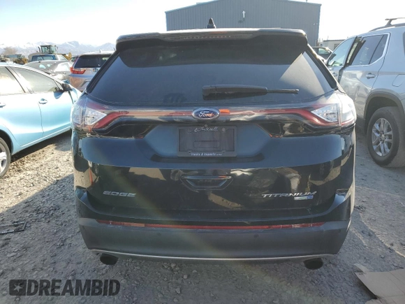 2017 Ford Edge Titanium with VIN 2FMPK4K91HBB91140, listed as a Copart auction lot 45295985 with 139,070 mi miles and Salvage Title. Bid and sale history available at carsss.com. Image 6.