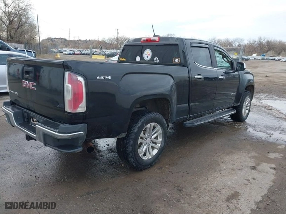 2016 GMC Canyon 4WD SLT with VIN 1GTG6DE3XG1106841, listed as a IAAI auction lot 40834705 with 121,810 mi miles. Bid and sale history available at carsss.com. Image 4.