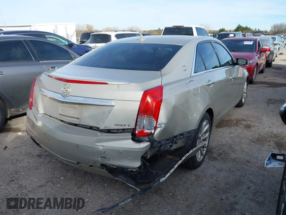 2014 Cadillac CTS Luxury RWD with VIN 1G6AR5SX5E0178417, listed as a IAAI auction lot 40956981 with 117,532 mi miles. Bid and sale history available at carsss.com. Image 4.