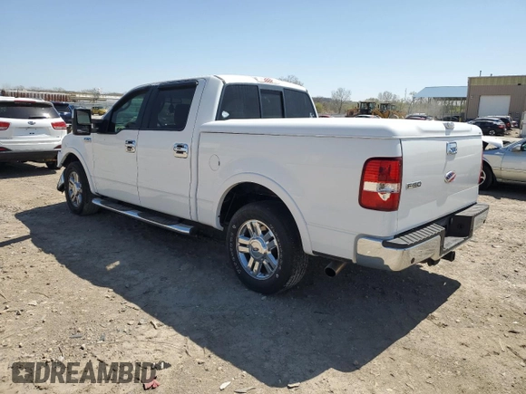 2008 Ford F-150 XLT with VIN 1FTPW12VX8KC76276, listed as a Copart auction lot 51866165 with 146,396 mi miles and Salvage Title. Bid and sale history available at carsss.com. Image 2.