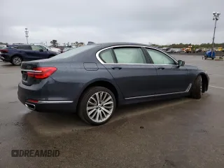 2016 BMW 7 Series 750i xDrive with VIN WBA7F2C57GG415427, listed as a Copart auction lot 36699423 with 0 mi miles. Bid and sale history available at carsss.com. Image 3.