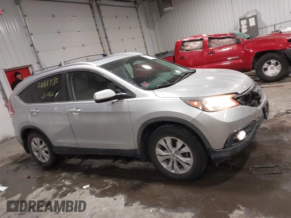 2013 Honda CR-V EX-L with VIN 2HKRM3H72DH504122, listed as a IAAI auction lot 41647580 with 217,451 mi miles and . Bid and sale history available at DreamBid. Image 13.