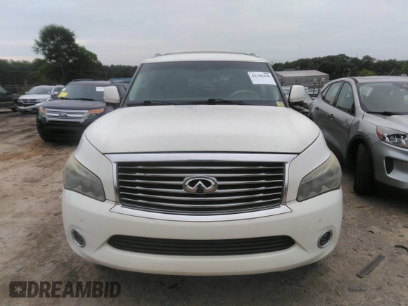 2012 Infiniti QX56 7-passenger with VIN JN8AZ2NF3C9516960, listed as a IAAI auction lot 42386448 with 200,785 mi miles and . Bid and sale history available at DreamBid. Image 12.