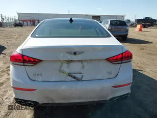 2018 Genesis G80 3.3T Sport with VIN KMHGN4JBXJU222333, listed as a IAAI auction lot 41815371 with 77,494 mi miles. Bid and sale history available at carsss.com. Image 16.