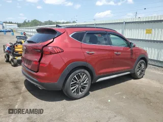 2021 Hyundai Tucson Limited with VIN KM8J3CAL4MU386857, listed as a Copart auction lot 62161895 with 73,100 mi miles and Salvage title. Bid and sale history available at DreamBid. Image 3.