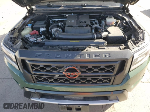 2023 Nissan Frontier SV z VIN 1N6ED1EK3PN622340, wystawiony jako Copart lot #56932345 z przebiegiem 13 234 mil mil oraz Szkoda całkowita • Salvage title. Historia ofert i sprzedaży dostępna na DreamBid. Obrazek 11.