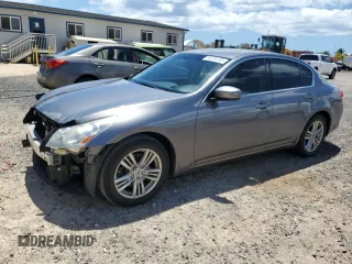 2012 Infiniti G25 Journey z VIN JN1DV6AP3CM812636, wystawiony jako Copart lot #58236105 z przebiegiem 86 521 mil mil oraz Szkoda całkowita • Salvage title. Historia ofert i sprzedaży dostępna na DreamBid. Obrazek 1.