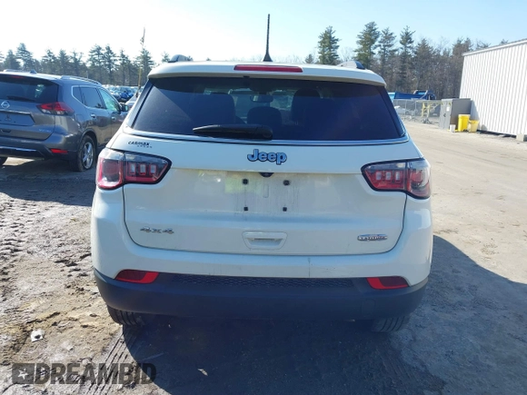 2020 Jeep Compass Latitude with VIN 3C4NJDBB0LT145359, listed as a IAAI auction lot 41747803 with 53,643 mi miles. Bid and sale history available at carsss.com. Image 16.
