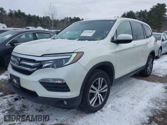 2017 Honda Pilot EX-L with VIN 5FNYF6H52HB015651, listed as a IAAI auction lot 41538814 with 121,433 mi miles and . Bid and sale history available at DreamBid. Image 18.