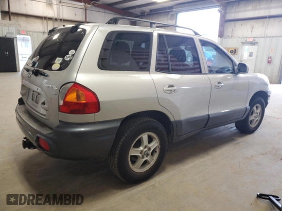 2003 Hyundai Santa Fe GLS z VIN KM8SC13DX3U431975, wystawiony jako Copart lot #56180275 z przebiegiem 239 295 mil mil oraz Czysty tytuł • Clean title. Historia ofert i sprzedaży dostępna na DreamBid. Obrazek 3.