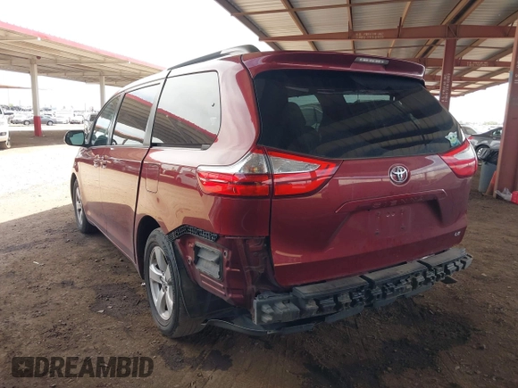 2017 Toyota Sienna LE Auto Access Seat с VIN 5TDKZ3DCXHS819305, выставлен на аукционе IAAI как лот 42284317 с пробегом 120 595 миль миль и . История ставок и продаж доступна на DreamBid. Изображение 3.