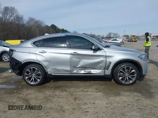 2019 BMW X6 xDrive35i with VIN 5UXKU2C52K0Z63984, listed as a IAAI auction lot 41612265 with 65,634 mi miles. Bid and sale history available at carsss.com. Image 14.