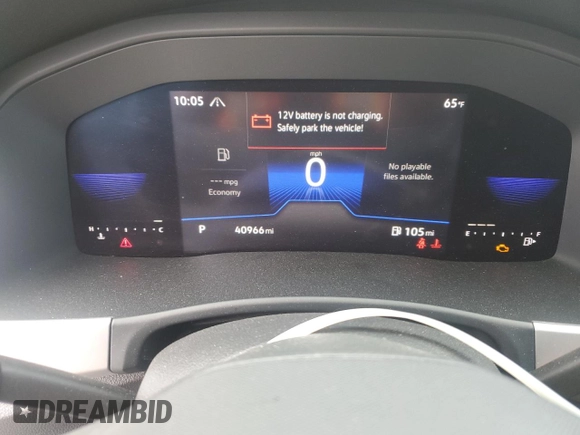 2022 Volkswagen Atlas SE with VIN 1V2HR2CAXNC501023, listed as a Copart auction lot 54332075 with 40,966 mi miles and Salvage title. Bid and sale history available at DreamBid. Image 9.