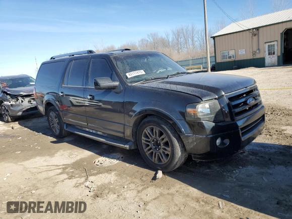 2011 Ford Expedition Max Limited with VIN 1FMJK2A50BEF18468, listed as a Copart auction lot 43117415 with 153,805 mi miles and Clean title. Bid and sale history available at DreamBid. Image 4.