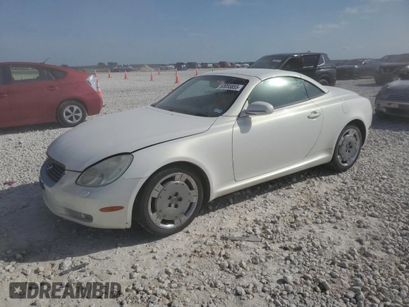 2002 Lexus SC 430 with VIN JTHFN48Y920003543, listed as a Copart auction lot 53055855 with 110,847 mi miles and Clean title. Bid and sale history available at DreamBid. Image 1.