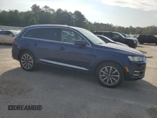 2019 Audi Q7 Premium Plus with VIN WA1LAAF70KD041884, listed as a Copart auction lot 57115355 with 57,181 mi miles and Clean title. Bid and sale history available at DreamBid. Image 4.