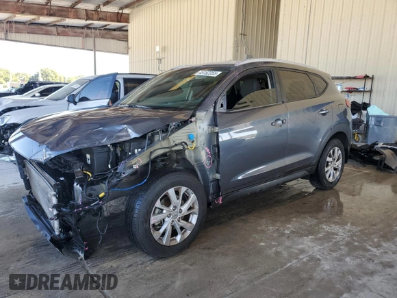2021 Hyundai Tucson Value with VIN KM8J33A44MU313500, listed as a Copart auction lot 45152355 with 91,593 mi miles and Non Repairable. Bid and sale history available at carsss.com. Image 1.