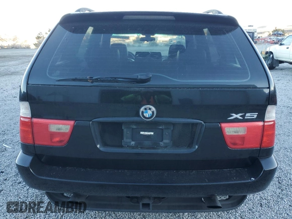 2003 BMW X5 4.4i with VIN 5UXFB33513LH41162, listed as a Copart auction lot 88068285 with 180,466 mi miles and Salvage Title. Bid and sale history available at carsss.com. Image 6.