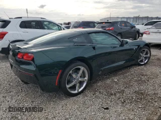 2014 Chevrolet Corvette 2LT with VIN 1G1YC2D70E5109574, listed as a Copart auction lot 78023124 with 0 mi miles and Non Repairable. Bid and sale history available at carsss.com. Image 3.