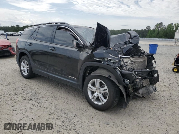 2018 GMC Terrain SLE z VIN 3GKALTEV1JL359917, wystawiony jako Copart lot #54318995 z przebiegiem Nie podano mil oraz Szkoda całkowita • Salvage title. Historia ofert i sprzedaży dostępna na DreamBid. Obrazek 4.