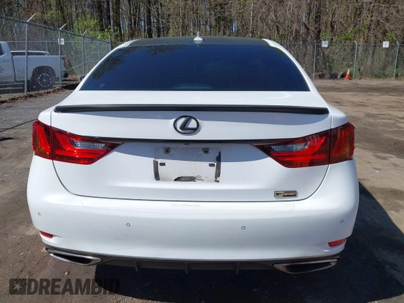 2014 Lexus GS 350 with VIN JTHBE1BL5E5038808, listed as a IAAI auction lot 41986207 with 181,659 mi miles. Bid and sale history available at carsss.com. Image 16.