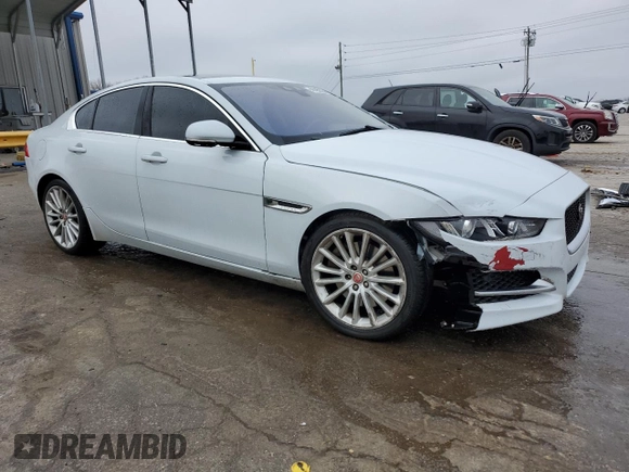 2017 Jaguar XE 35t First Edition with VIN SAJAH4BV9HA946943, listed as a Copart auction lot 42795275 with 137,984 mi miles and Salvage Title. Bid and sale history available at carsss.com. Image 4.