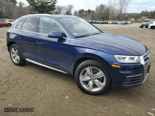 2018 Audi Q5 Premium Plus with VIN WA1BNAFY6J2209949, listed as a Copart auction lot 49224405 with 47,690 mi miles and Salvage Title. Bid and sale history available at carsss.com. Image 4.