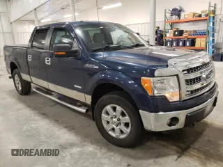 2013 Ford F-150 XL with VIN 1FTFW1ET7DKG50729, listed as a Copart auction lot 80607584 with 130,845 mi miles and Salvage Title. Bid and sale history available at carsss.com. Image 4.