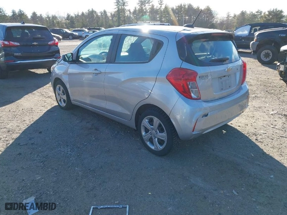 2020 Chevrolet Spark LS with VIN KL8CB6SA9LC422232, listed as a IAAI auction lot 41251412 with 38,091 mi miles. Bid and sale history available at carsss.com. Image 3.