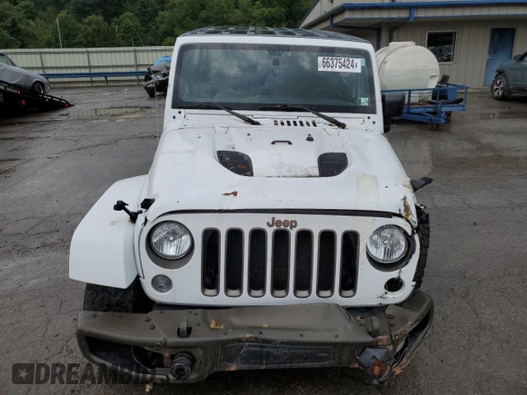 2016 Jeep Wrangler Unlimited Sahara with VIN 1C4BJWEGXGL245041, listed as a Copart auction lot 88099245 with 134,768 mi miles and Salvage title. Bid and sale history available at DreamBid. Image 5.