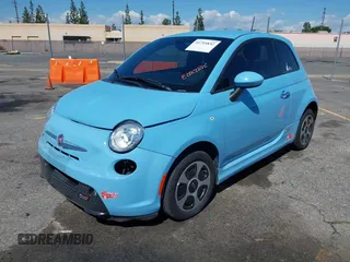 2016 FIAT 500e with VIN 3C3CFFGE3GT248390, listed as a IAAI auction lot 41755852 with 37,991 mi miles. Bid and sale history available at carsss.com. Image 2.