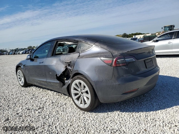 2023 Tesla Model 3 with VIN 5YJ3E1EA3PF427867, listed as a Copart auction lot 41621475 with 43,510 mi miles and Non Repairable. Bid and sale history available at carsss.com. Image 2.