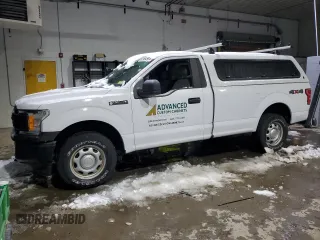 2019 Ford F-150 XL с VIN 1FTMF1EB1KKE55415, выставлен на аукционе Copart как лот 83054954 с пробегом 56 531 миль миль и Списание • Salvage title. История ставок и продаж доступна на DreamBid. Изображение 1.