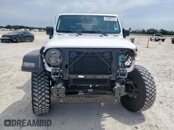 2022 Jeep Wrangler Sport S with VIN 1C4GJXAG5NW259605, listed as a Copart auction lot 57659775 with 14,864 mi miles and Salvage title. Bid and sale history available at DreamBid. Image 5.