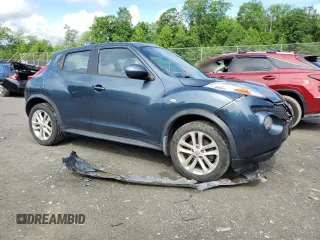 2013 Nissan Juke Nismo with VIN JN8AF5MV1DT223775, listed as a Copart auction lot 57104105 with 126,091 mi miles and Salvage title. Bid and sale history available at DreamBid. Image 4.