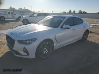 2020 Genesis G70 3.3T Advanced with VIN KMTG74LE5LU053428, listed as a Copart auction lot 82385153 with 37,199 mi miles. Bid and sale history available at carsss.com. Image 1.