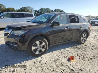 2015 Acura MDX with VIN 5FRYD3H27FB003212, listed as a Copart auction lot 76573844 with 128,249 mi miles and Salvage title. Bid and sale history available at DreamBid. Image 1.