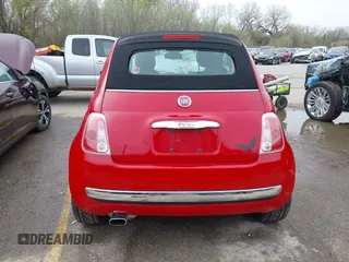 2013 FIAT 500 Lounge with VIN 3C3CFFER8DT677980, listed as a IAAI auction lot 41914691 with 95,830 mi miles and . Bid and sale history available at DreamBid. Image 15.
