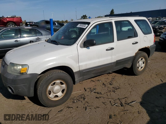 2006 Ford Escape XLS with VIN 1FMYU02Z76KC14463, listed as a Copart auction lot 75658534 with 215,627 mi miles and Clean Title. Bid and sale history available at carsss.com. Image 1.